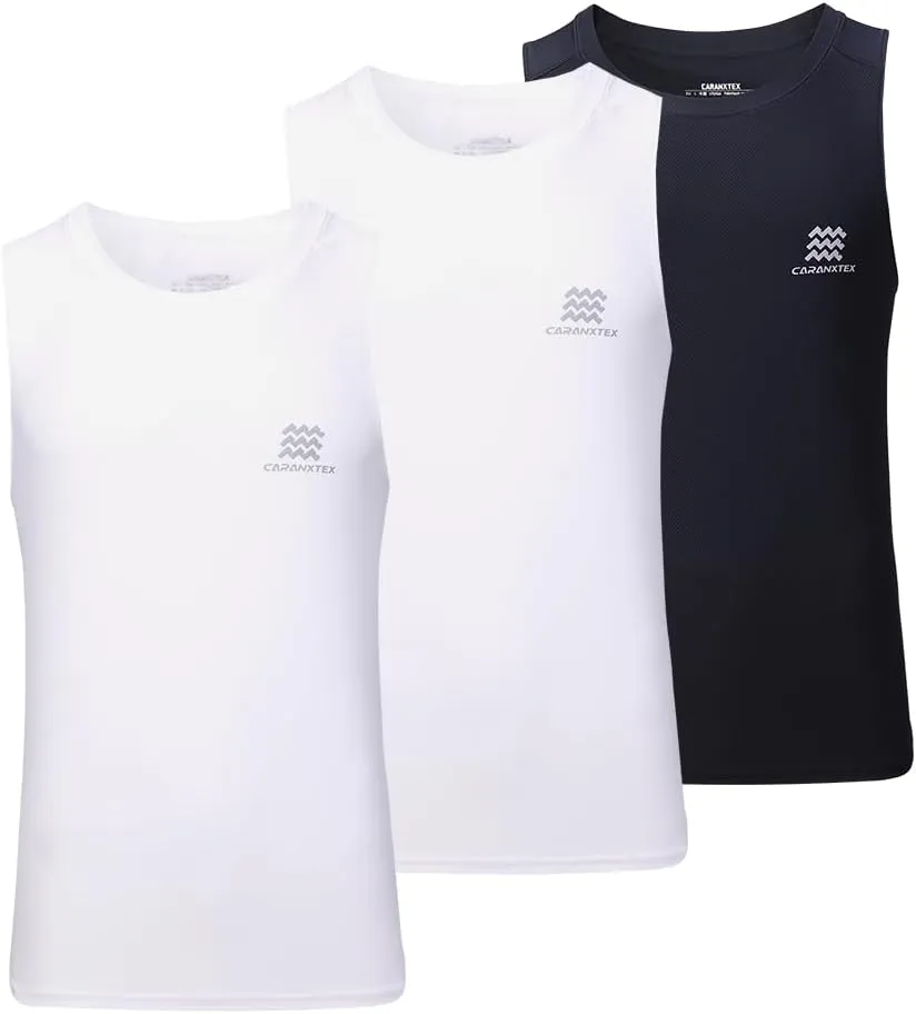 Men's Quick Dry Workout Tank Tops Bodybuilding Sleeveless Tee Fitness Gym Muscle Shirts for Active Men