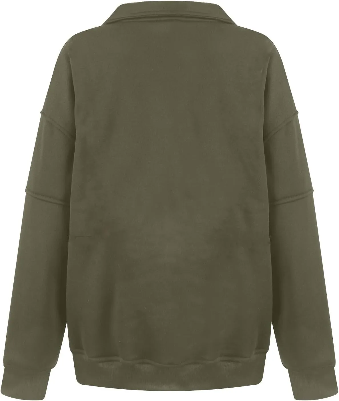 midelxp Half Zip Sweatshirt Women Fleece Oversized Hoodies Trendy Long Sleeve Quarter Zip Pullover Thumb Hole Winter Clothes