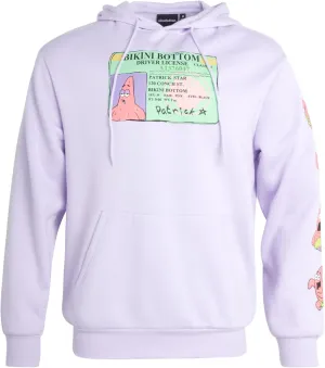 Nickelodeon Mens SpongeBob and Patrick Fleece Sweatshirt  Men and Womens Unisex Pullover Hoodie (Size: S-XL)