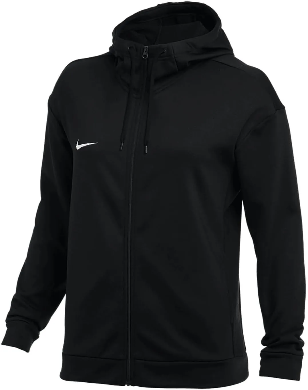 Nike Women's Therma All-Time Full Zip Hoodie | Rib Drawcord Training Hoodie