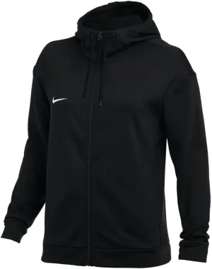 Nike Women's Therma All-Time Full Zip Hoodie | Rib Drawcord Training Hoodie