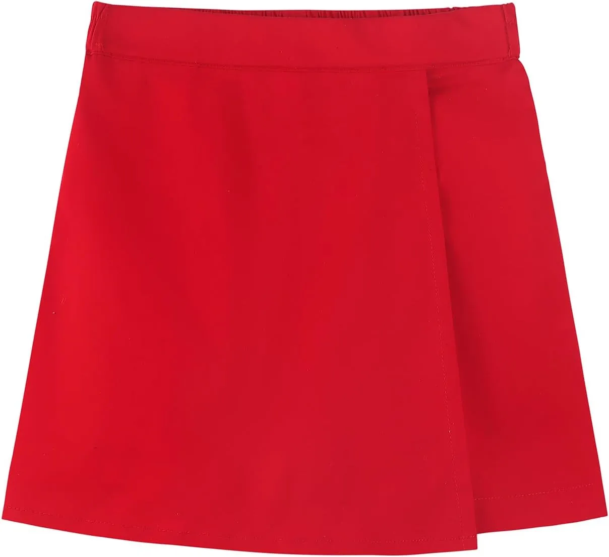 Noomelfish Girls Wrap Skort Cute School Uniform Skirt Shorts (5-12 Years)