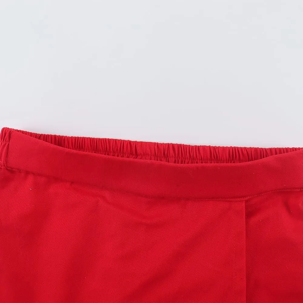 Noomelfish Girls Wrap Skort Cute School Uniform Skirt Shorts (5-12 Years)