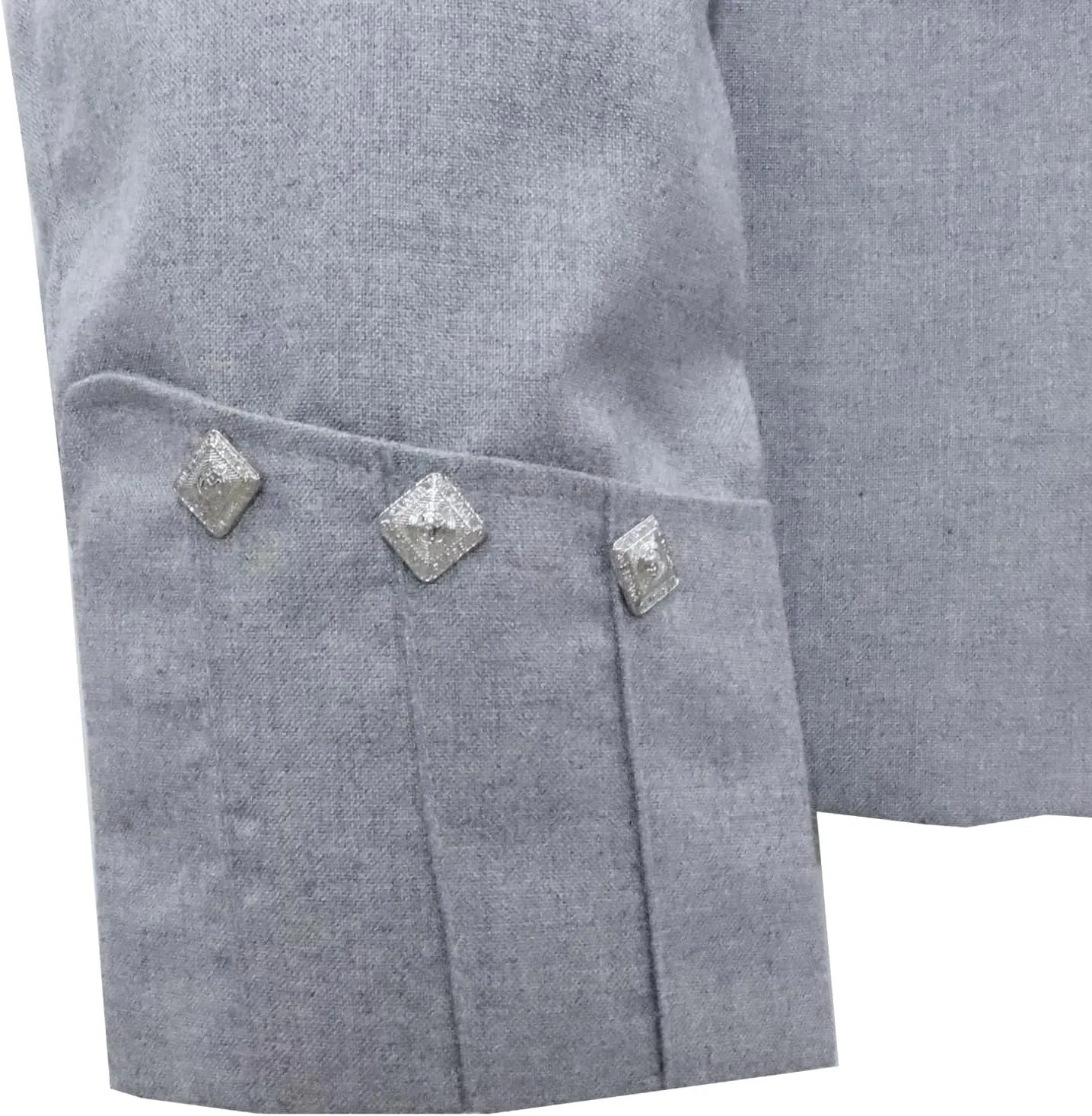 Octal - Scottish Argyll Kilt Jacket with Vest 15 Oz Finest Barathea Wool Fabric with 5 Button Vest Gauntlet Style Cuffs