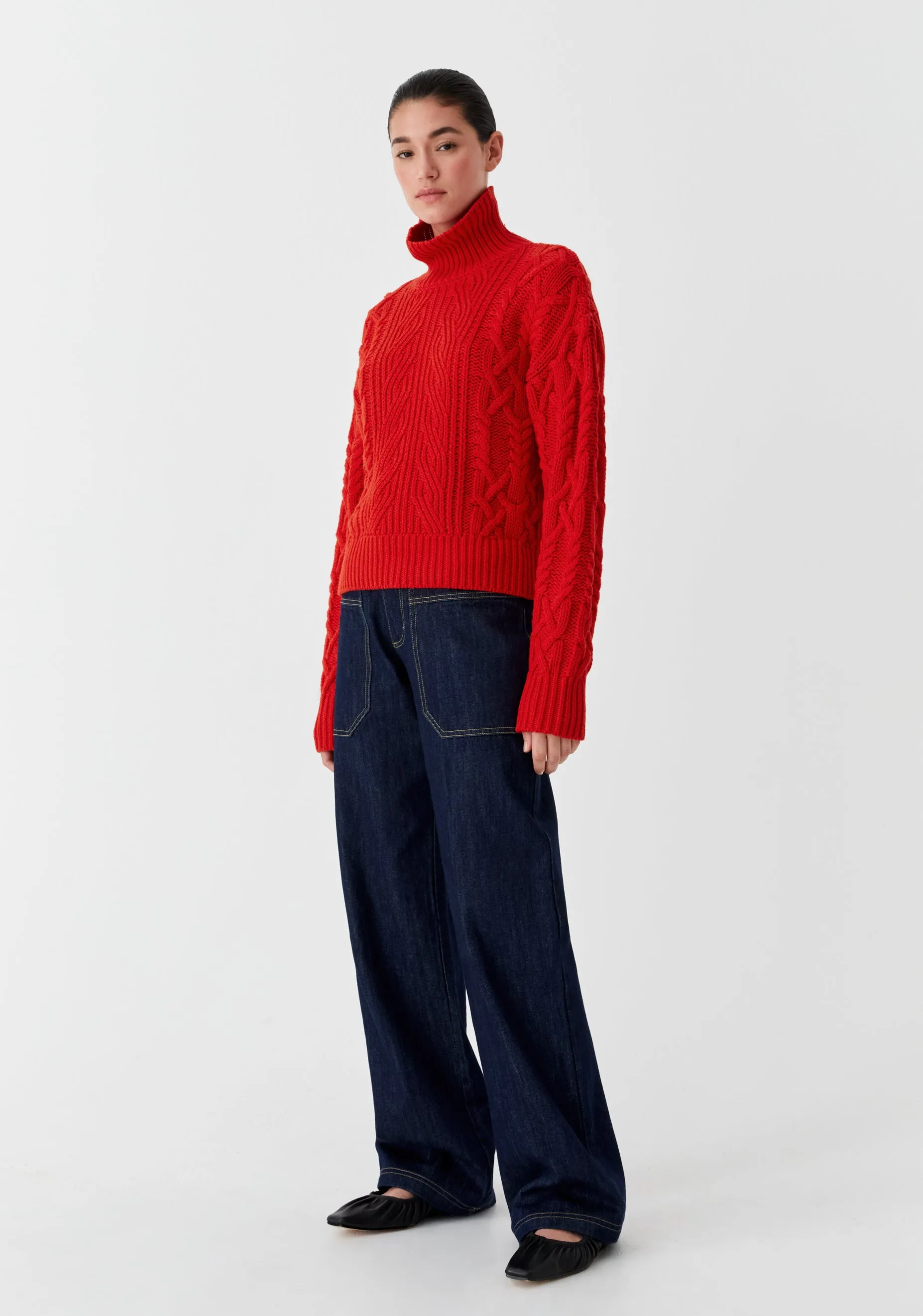 Oslo Pullover_Flame