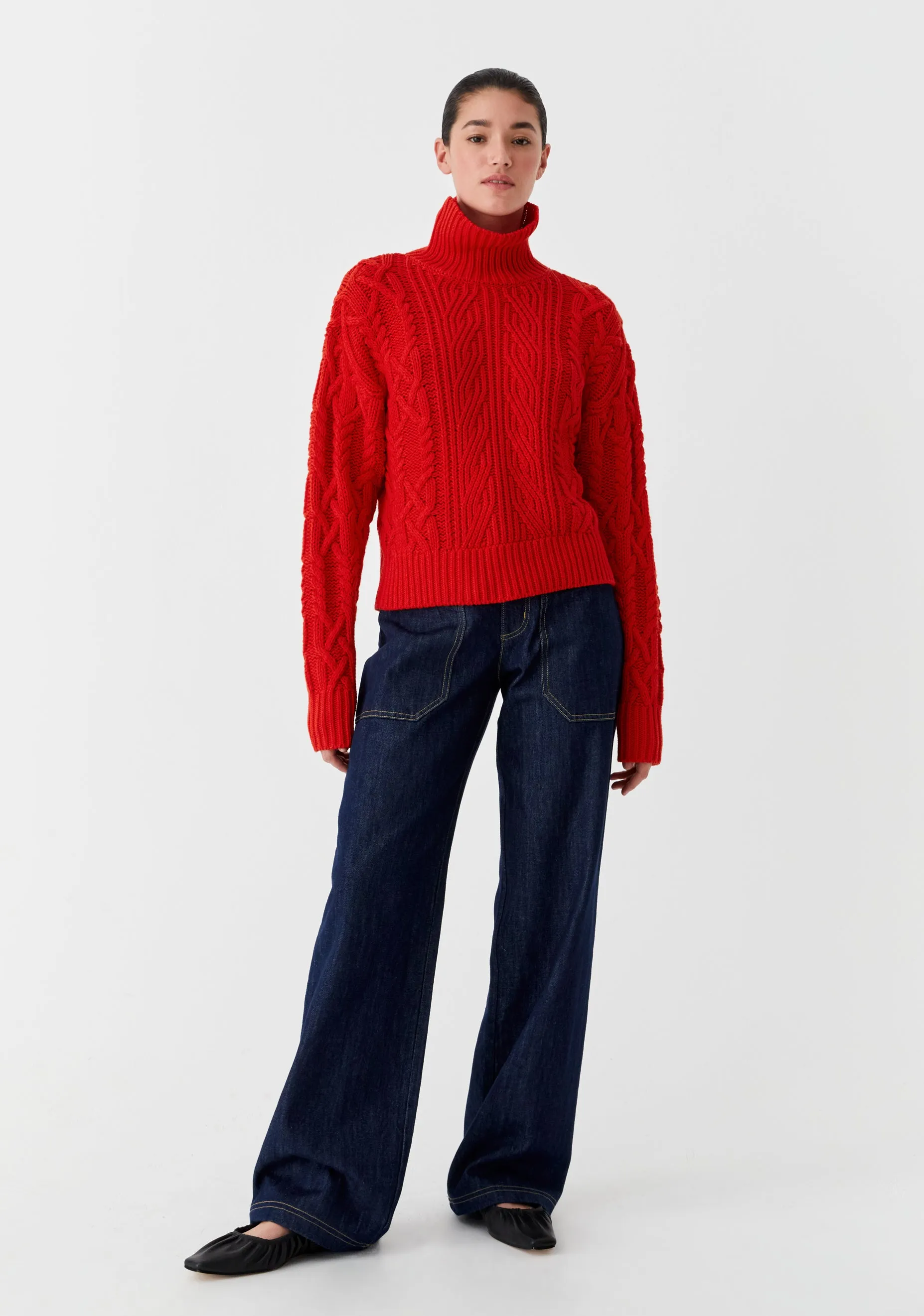 Oslo Pullover_Flame