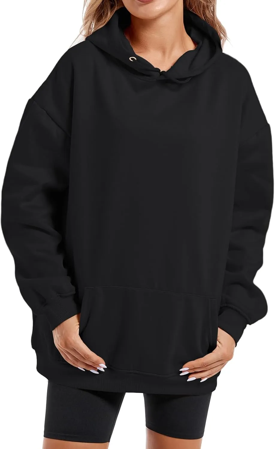 Oversized Cute Graphic Aesthetic Hoodies for Women Teen Girls Floral Butterfly Print Hooded Sweatshirt Pullover Tops