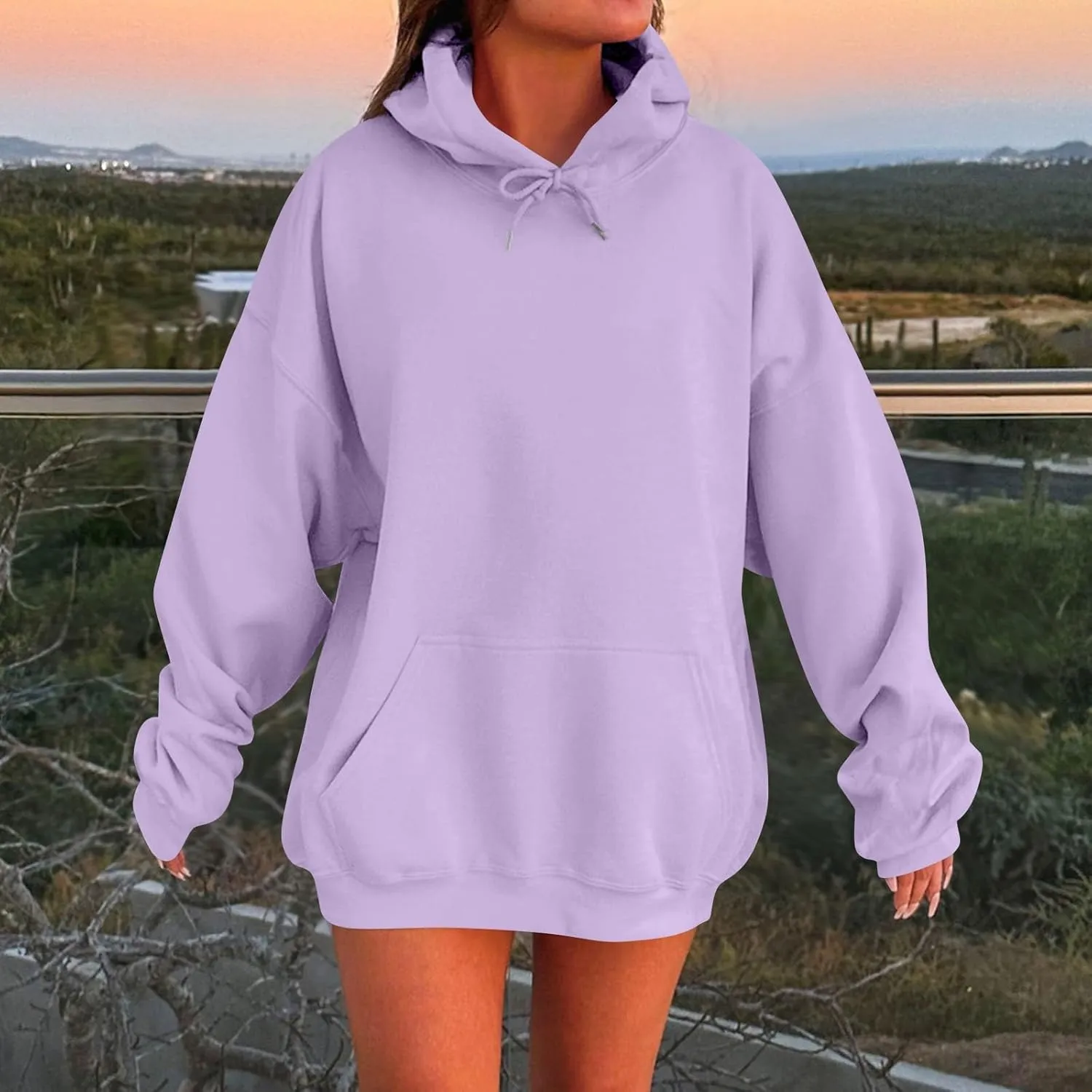 Oversized Hoodies For Women Trendy Winter Fall Outfits For Women 2024 Cute Hoodie Loose Pullover Hooded Sweatshirts