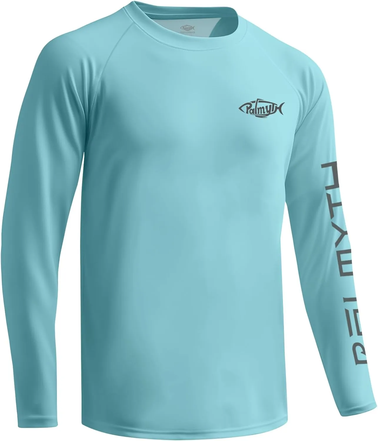 Palmyth Fishing Shirts for Men Long Sleeve UPF 50  T Shirt Sun Protection Tee UV T-Shirts