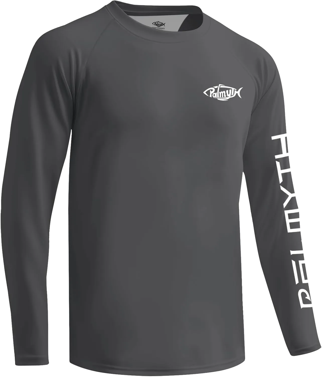 Palmyth Fishing Shirts for Men Long Sleeve UPF 50  T Shirt Sun Protection Tee