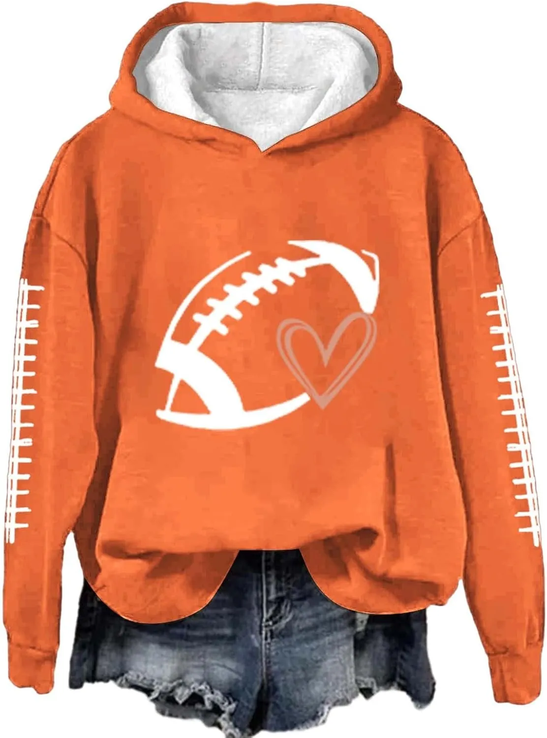 Pink Graphic Hoodie For Women 2024 Cute Preppy Hoodies Teen Girls Oversized Sweatshirt Y2k Drawstring Pullover With Pockets