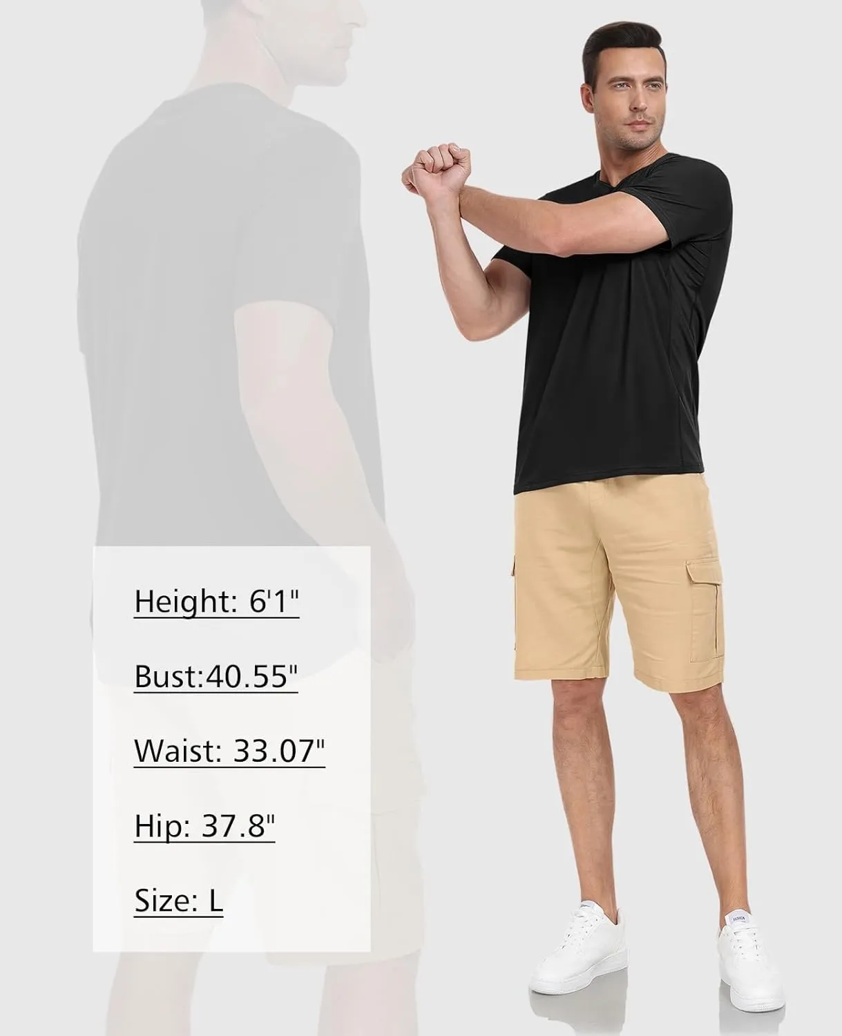 QIVICIMA Men's Workout T-Shirt Short Sleeve Athletic Shirts Dry Fit Breathable Mesh Running Tee Top