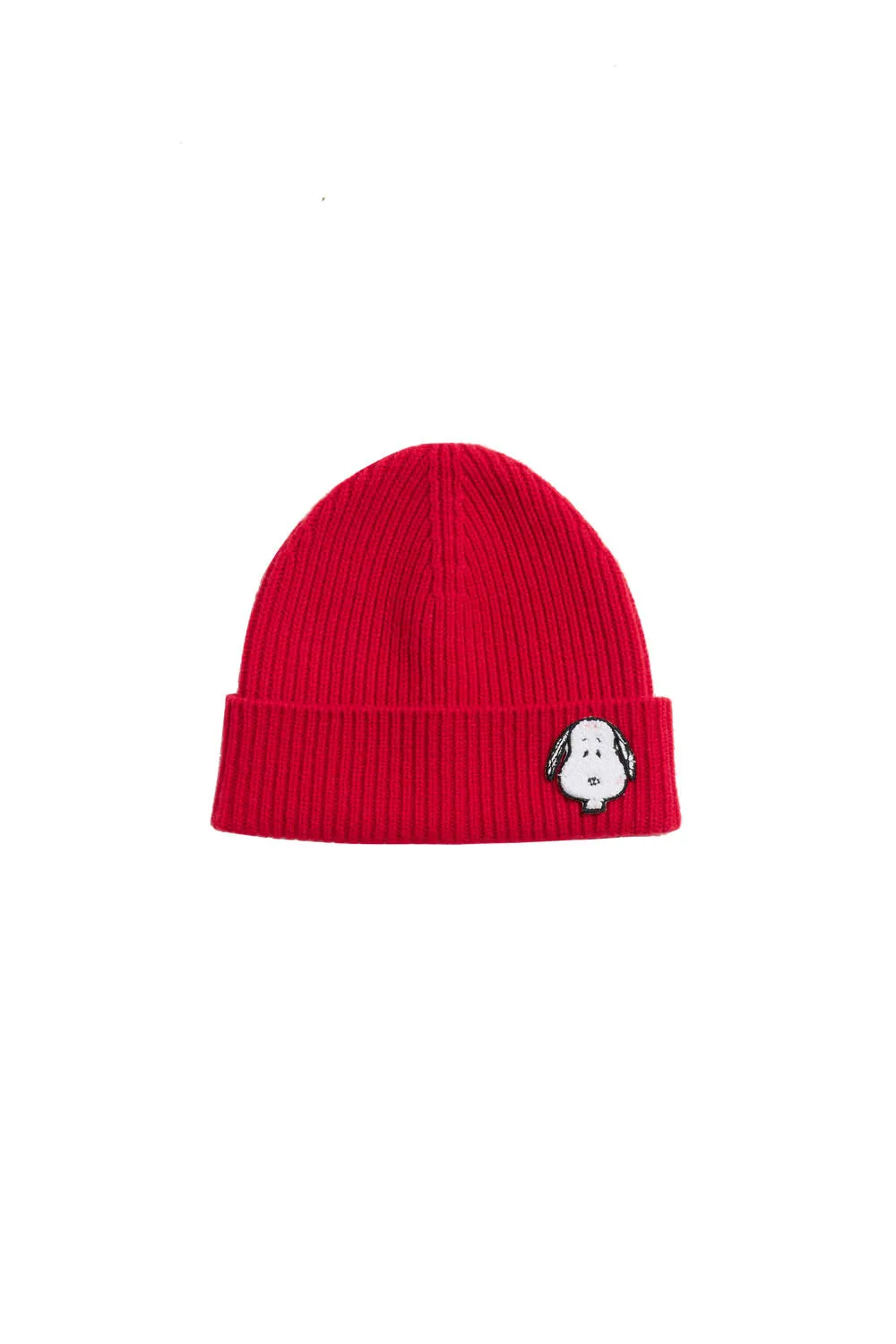 Red Wool-Cashmere Snoopy Hat