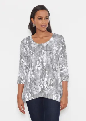 Shadow (7869) ~ Katherine Hi-Lo Thermal Tunic