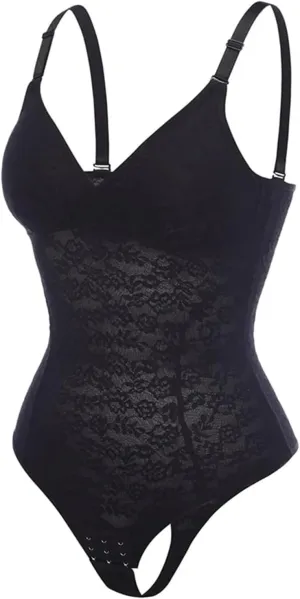Shapewear Lace Tummy Control Shapeware Built-in Bra Corset Tops Women Shapewear Camisole Butt Lifter Jumpsuits Body Shaper