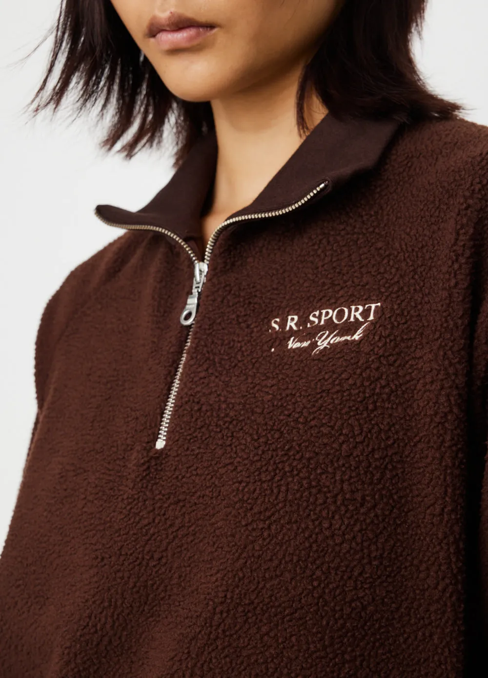 Sport Sherpa Quarter Zip Sweatshirt