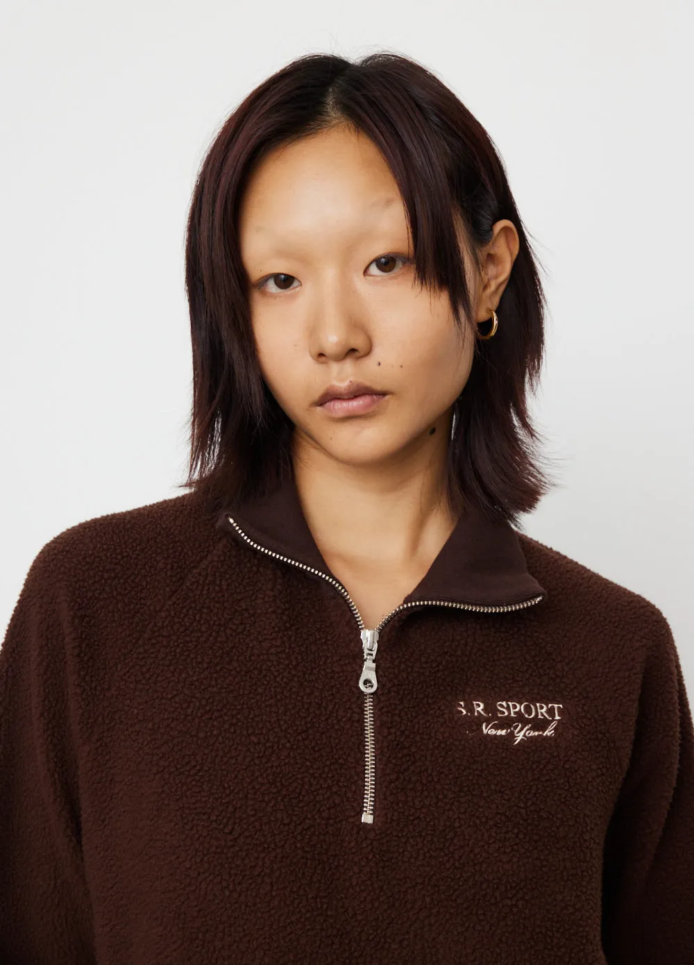 Sport Sherpa Quarter Zip Sweatshirt