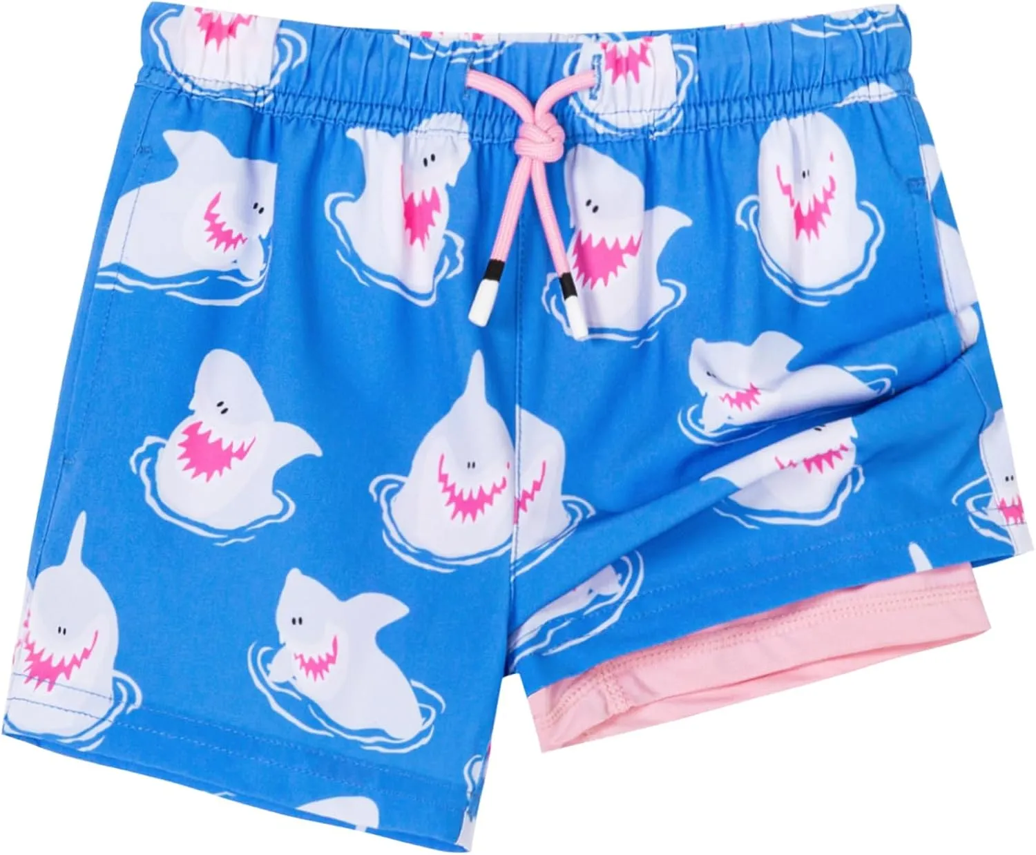 SURF CUZ Boys Swim Trunks with Boxer Brief Liner Toddler Boy Stretch Swimsuit Shorts Quick Dry Swimming Trunks Bathing Suit