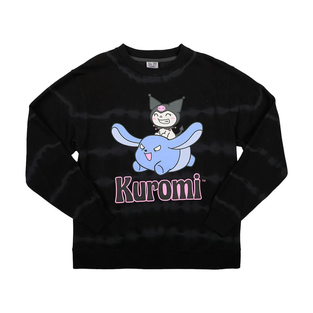 Sweatshirt - Kuromi And My Melody Reversible Sweatshirt