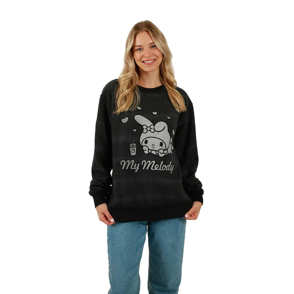Sweatshirt - Kuromi And My Melody Reversible Sweatshirt