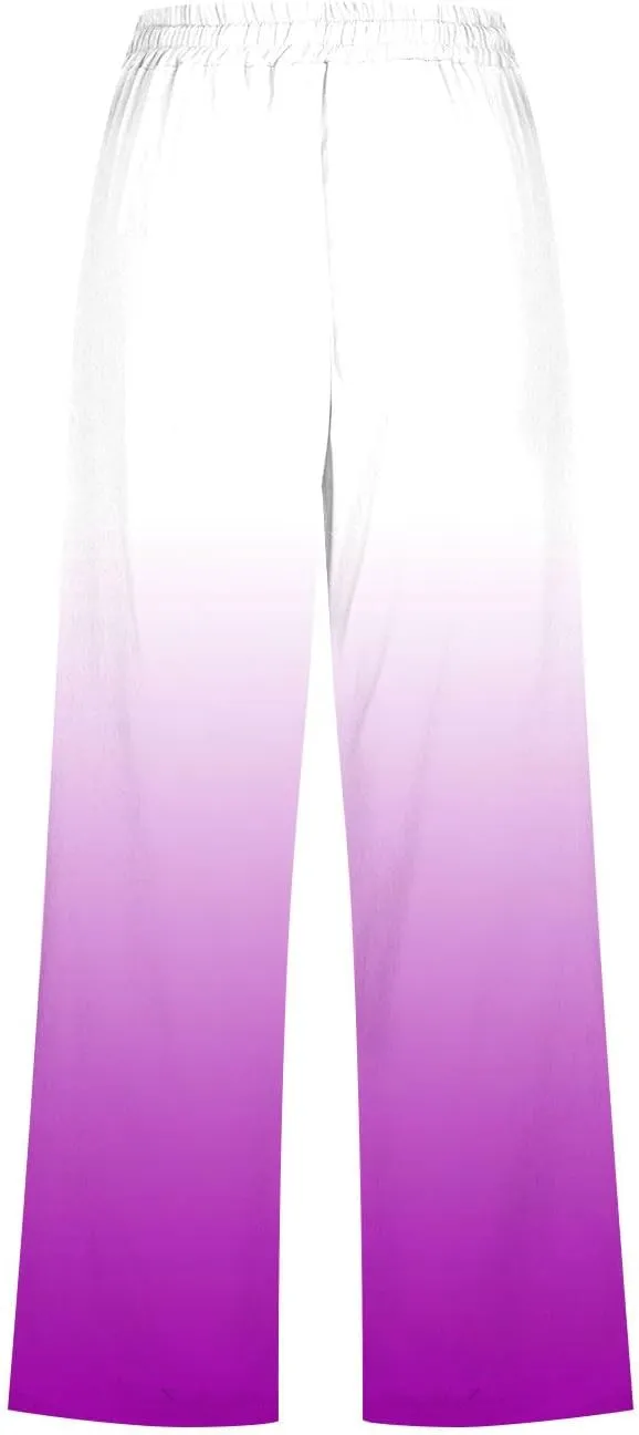 TARIENDY Capri Pants for Women Summer Casual Drawstring Elastic Waist Capris High Waisted Cropped Trouser with Pockets