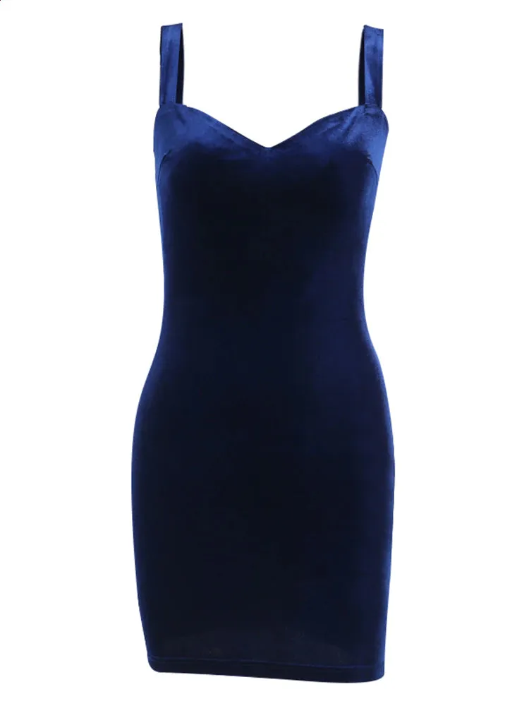 TastyHottie - Lara Blue Strap Dress