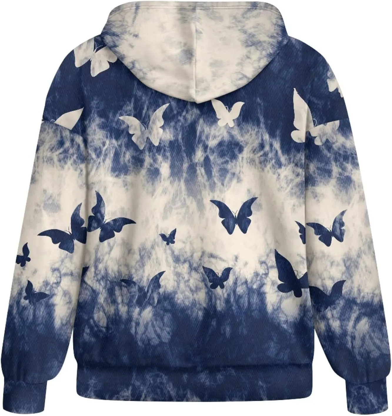 TODIYADDU Oversized Sweatshirt for Women Trendy Hoodies with Pockets Casual Long Sleeve Zip Up Pullover Y2k Clothes Gifts