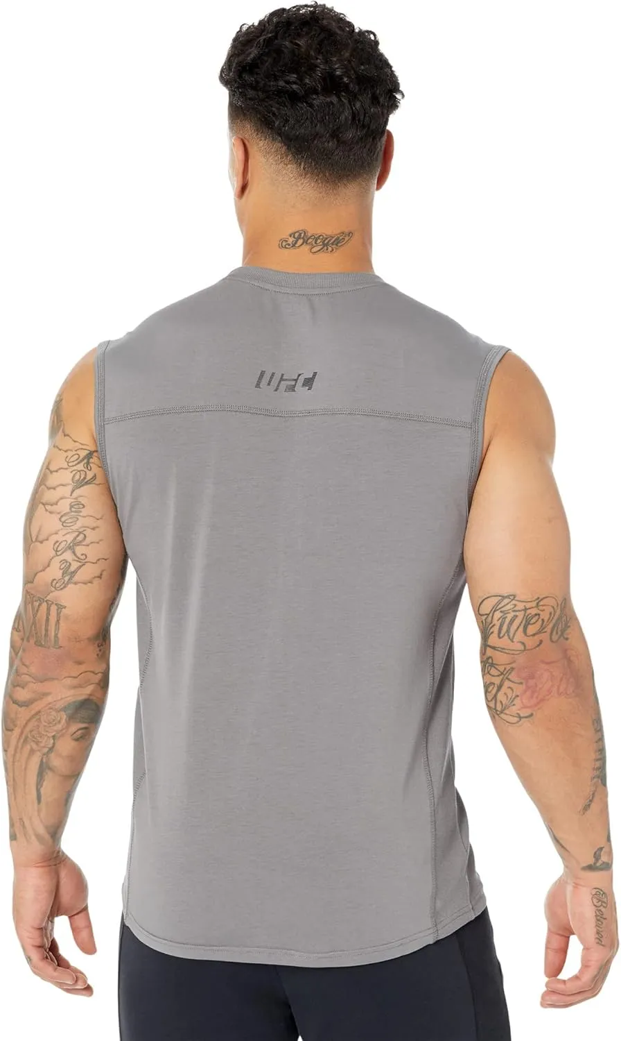 UFC Ultimate Fighting Sleeveless Crew Neck Tank Top for Men  58% Cotton  37% Modal  Regular Fit