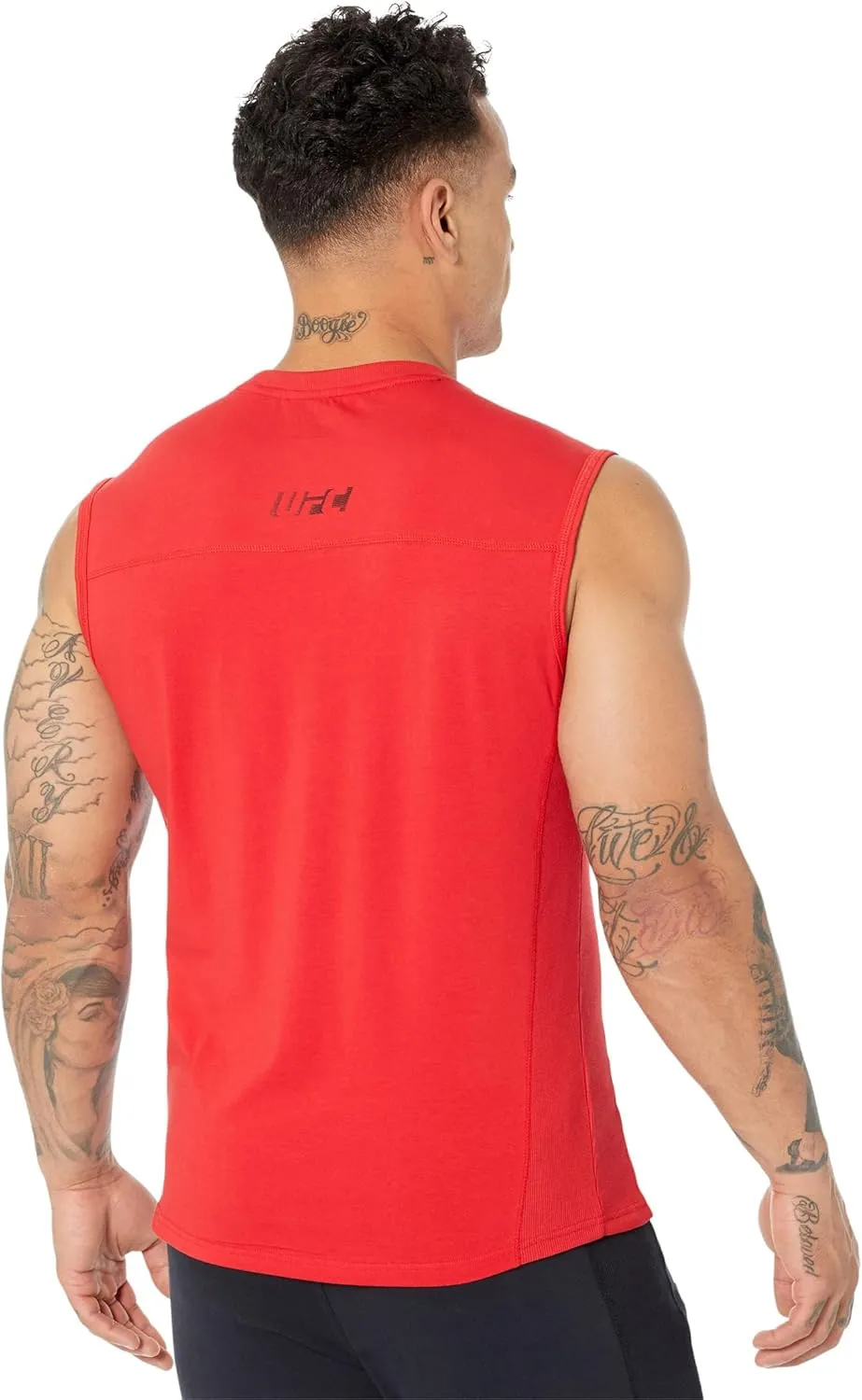 UFC Ultimate Fighting Sleeveless Crew Neck Tank Top for Men  58% Cotton  37% Modal  Regular Fit