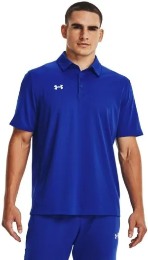 Under Armour Mens Tech Team Polo Shirt - Breathable and Quick Dry XXLT Royal-White