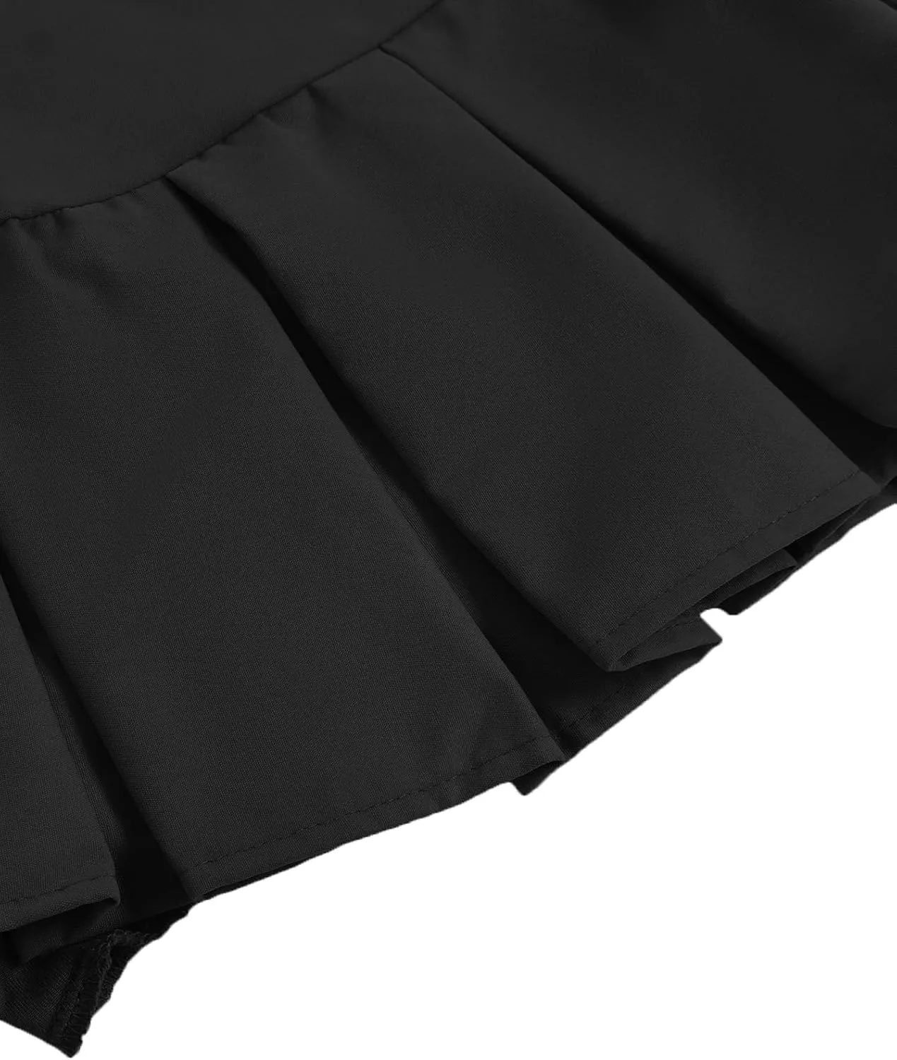 Verdusa Women's Y2K Low Waist Pleated Short A Line Skater Skirt