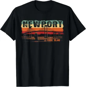 Vintage Sunset Newport Rhode Island T-Shirt