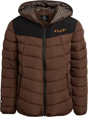 Volcom Boys' Puffer Jacket - Glacier Shield Quilted Winter Jacket with Hood - Insulated Outerwear Jackets for Boys (4-18)
