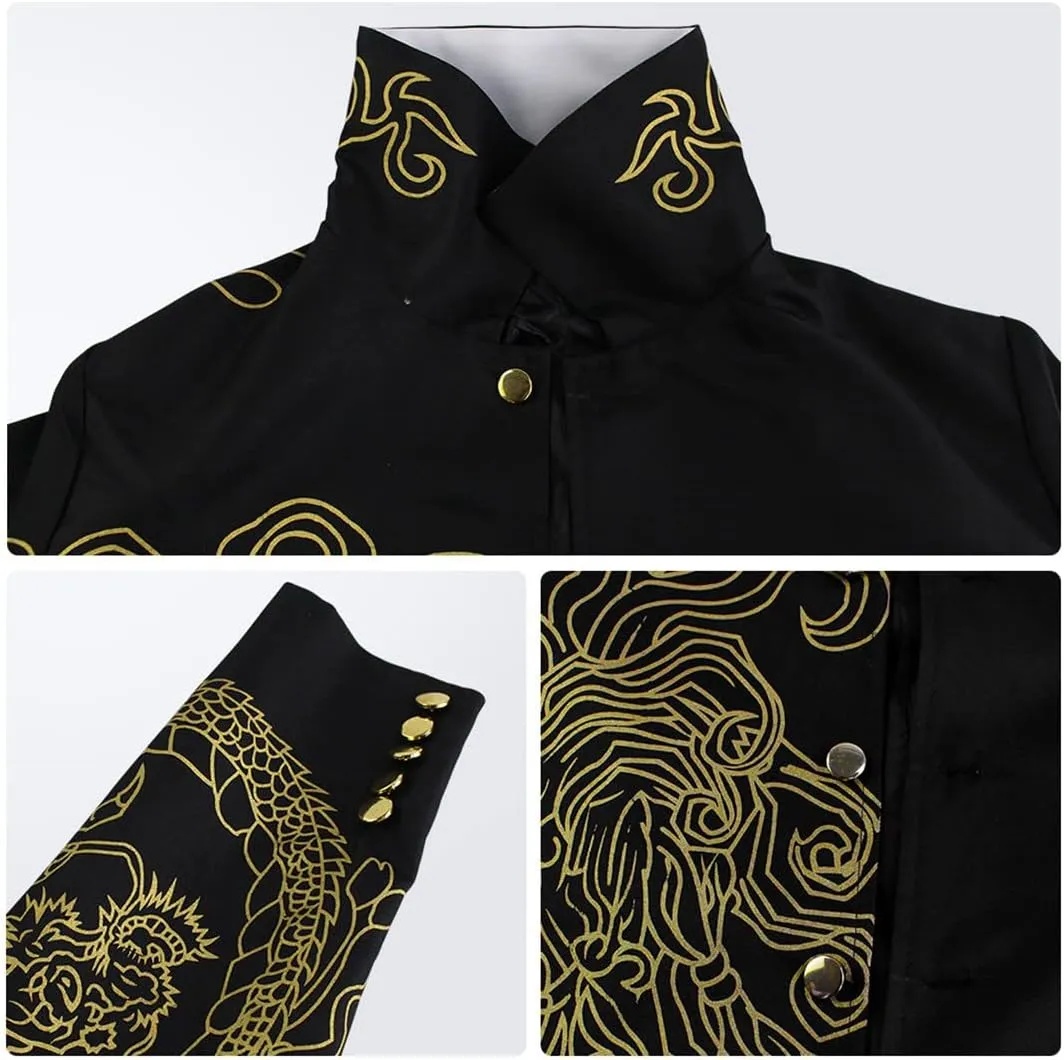Volrath Mondo Owada Cosplay Jacket Uniform Anime Cape Cloak Coat Costume Halloween for Men Women