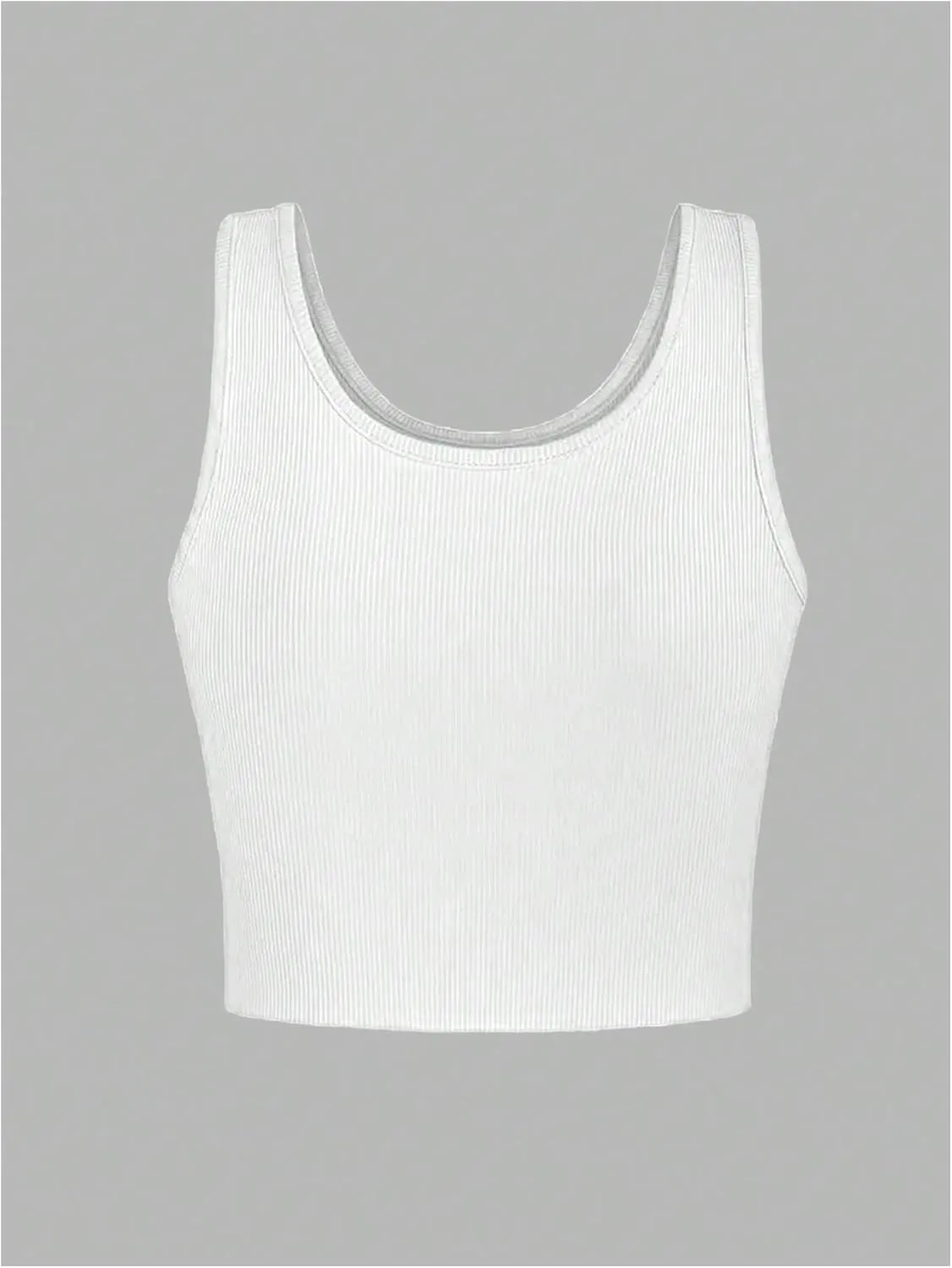 WDIRARA Women's Printed Crop Tank Tops Graphic Cami Top Summer Ribbed Slim Fit Tee