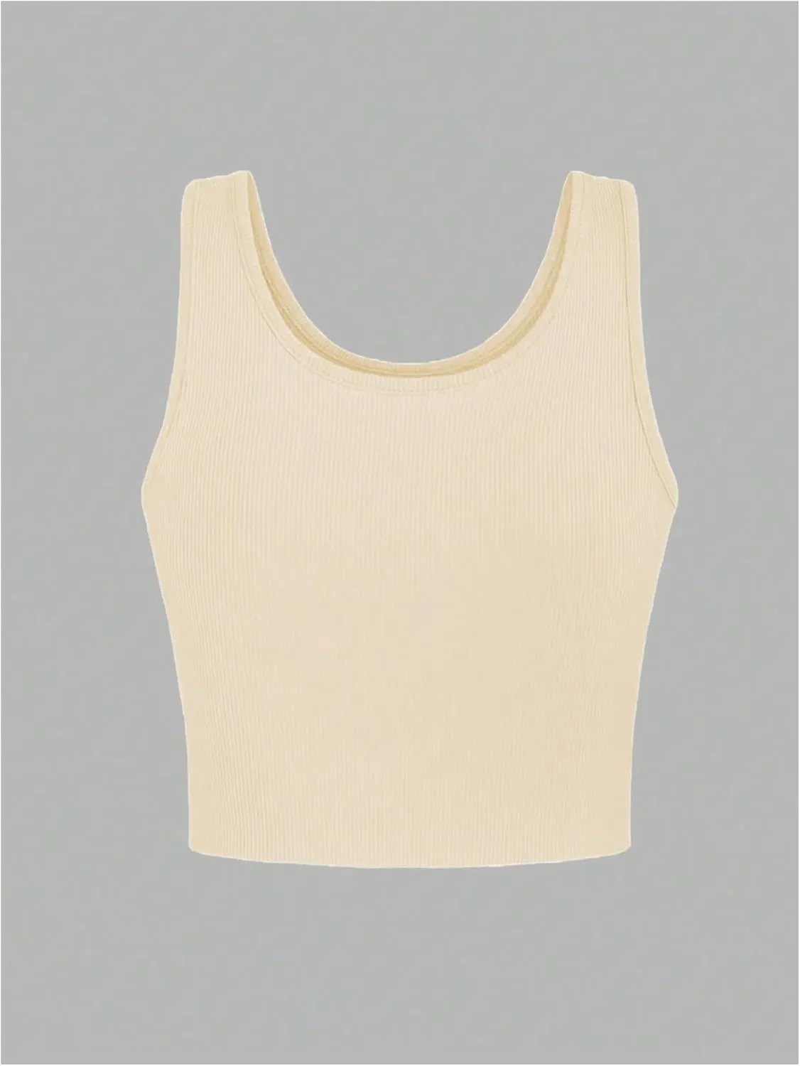 WDIRARA Women's Printed Crop Tank Tops Graphic Cami Top Summer Ribbed Slim Fit Tee