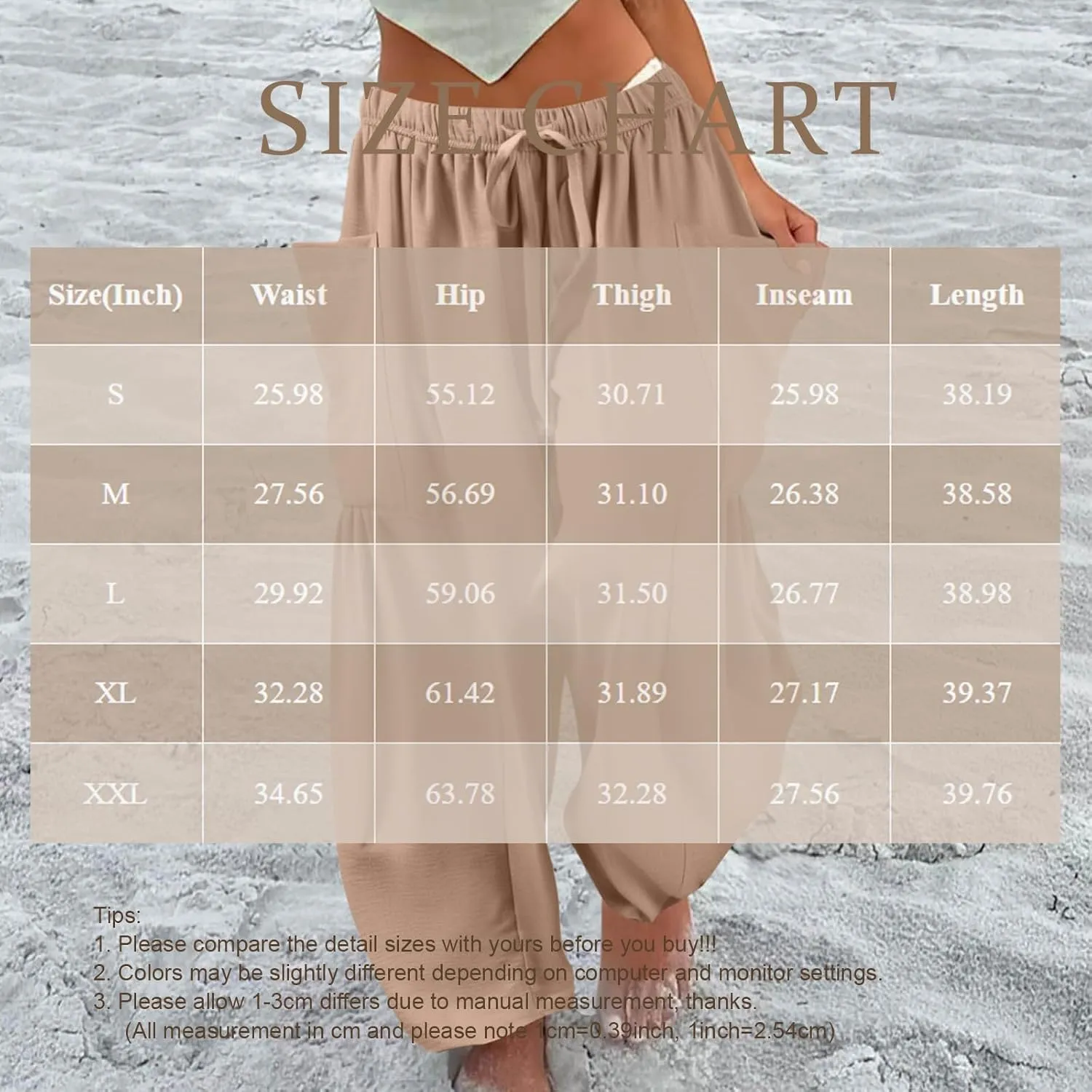 Wide Leg Pants for Women Linen High Waisted Summer Fashion Pants Drawstring Flowy with Pockets Solid Clothes Vacation