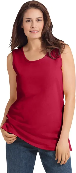 Woman Within Plus Size Perfect Scoopneck Tank (Petite Available)