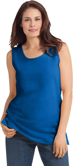 Woman Within Plus Size Perfect Scoopneck Tank (Petite Available)