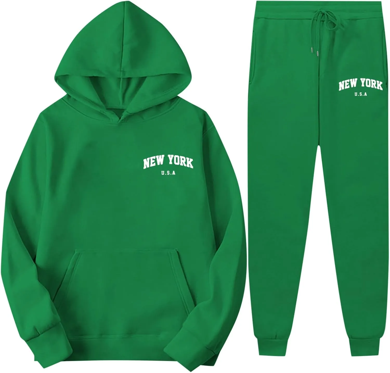 Womens 2 Piece Outfits Lounge Half Zip Hoodie Sweatsuit Sets Oversized Sweatshirt Baggy Fall Fashion Sweatpants 2025