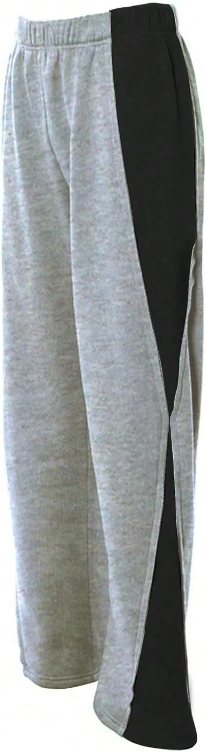 Women's Color Block Wide Leg Sweatpants Casual Elastic Waist Jogger Pants Trousers