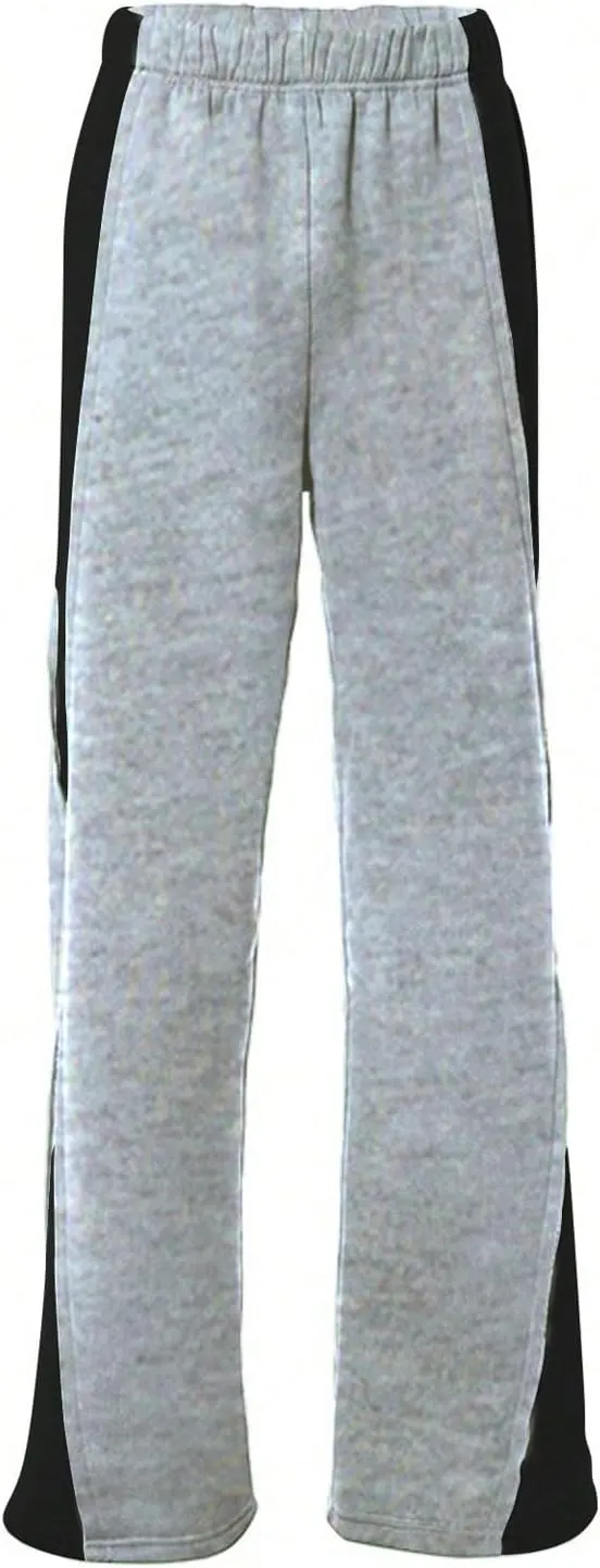 Women's Color Block Wide Leg Sweatpants Casual Elastic Waist Jogger Pants Trousers