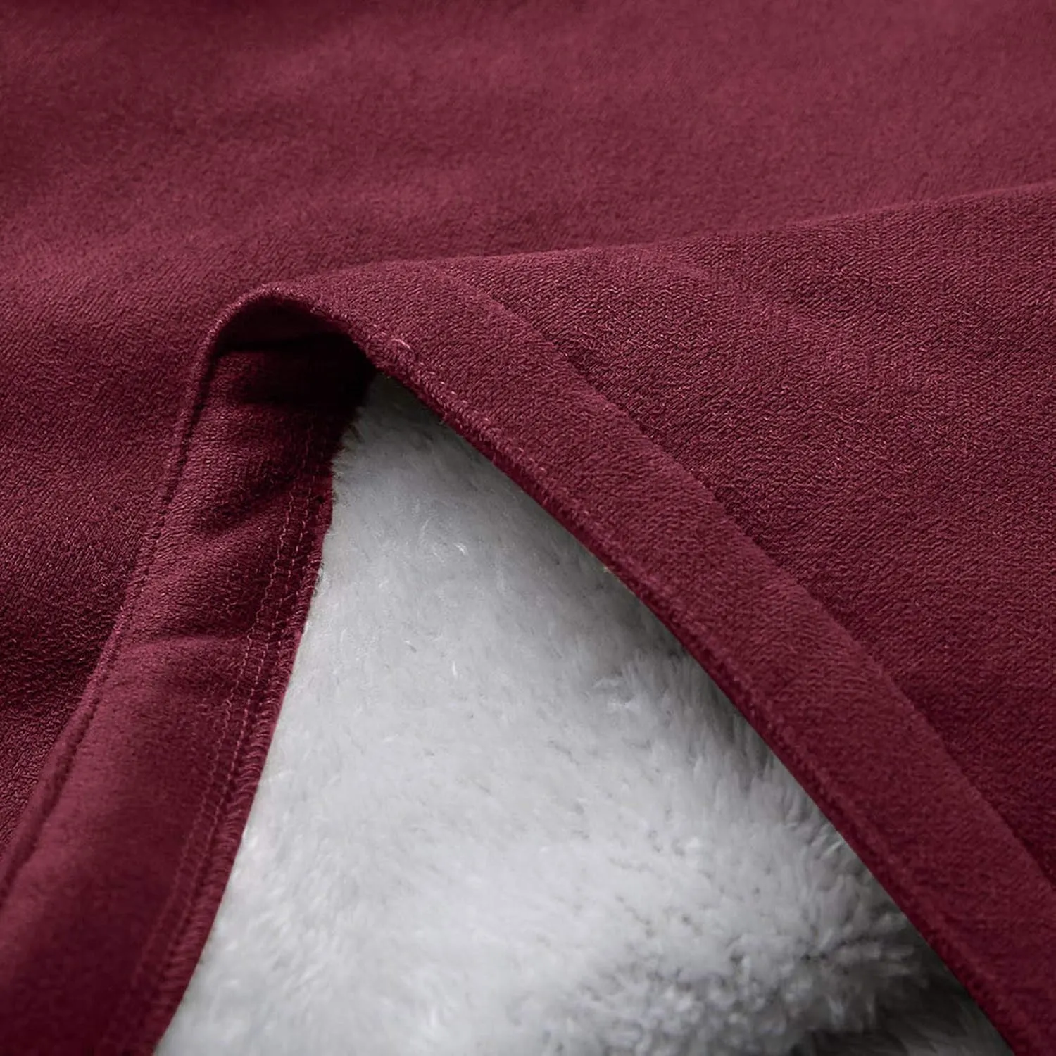 Women's Winter Down Jacket Warm Plush Hoodies Horn Button Coat Plus Size Wool Jacket Velvet Outerwear