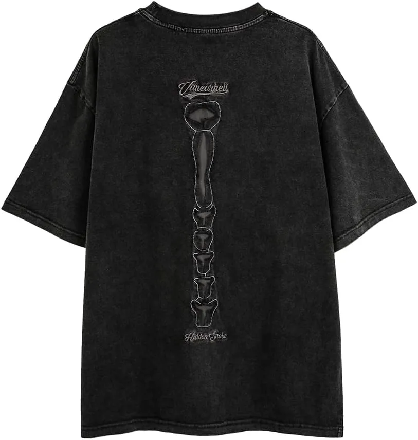 Y2K 90s Vintage Graphic Oversize Shirts Summer Unisex Hipster Printed Casual Tee Streetwear Harajuku Top Tshirt