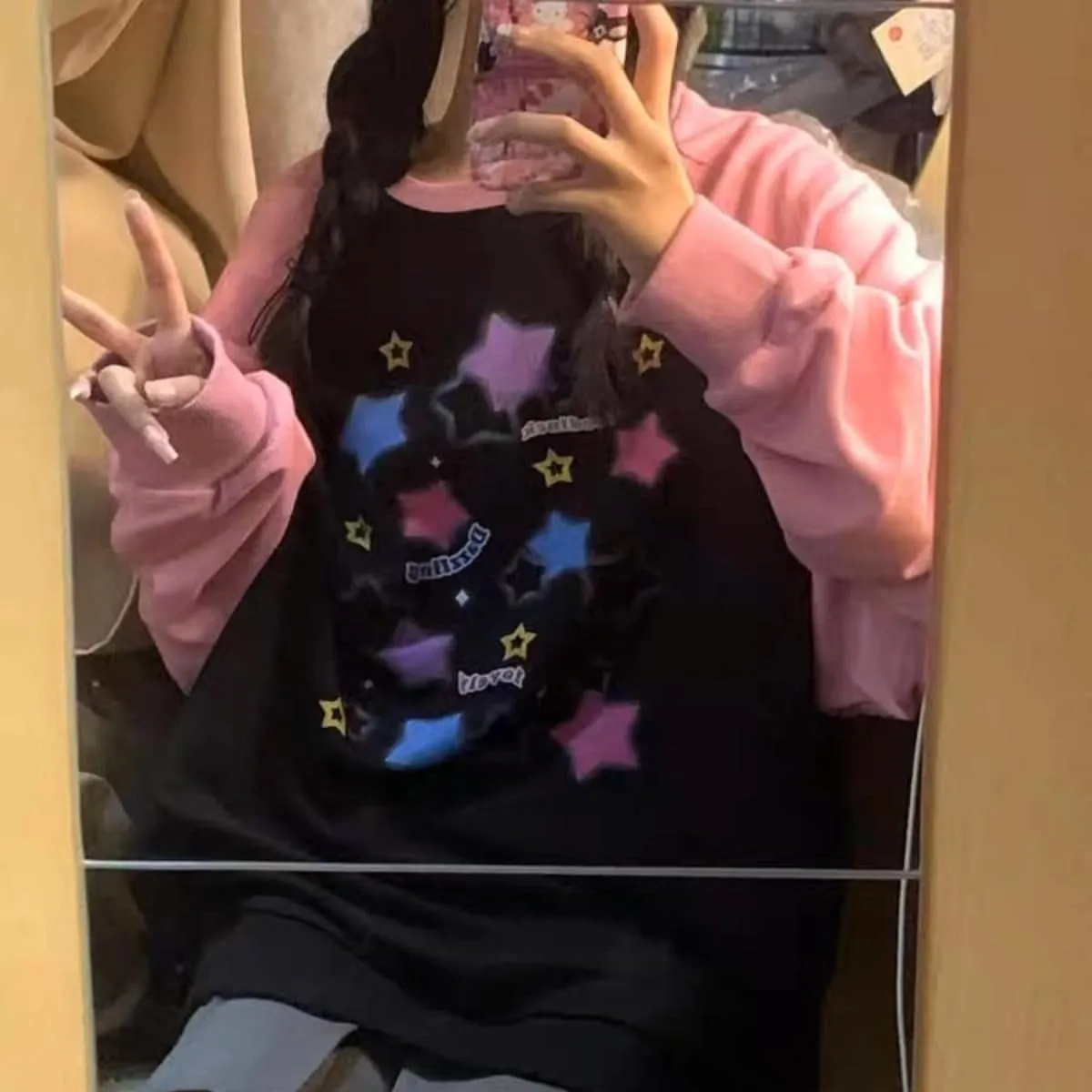 Y2k Hoodie for Teen Girls Cute Oversized Graphic Hoodies Kawaii Sweatshirts Anime Sweater Aesthetic Harajuku Clothes