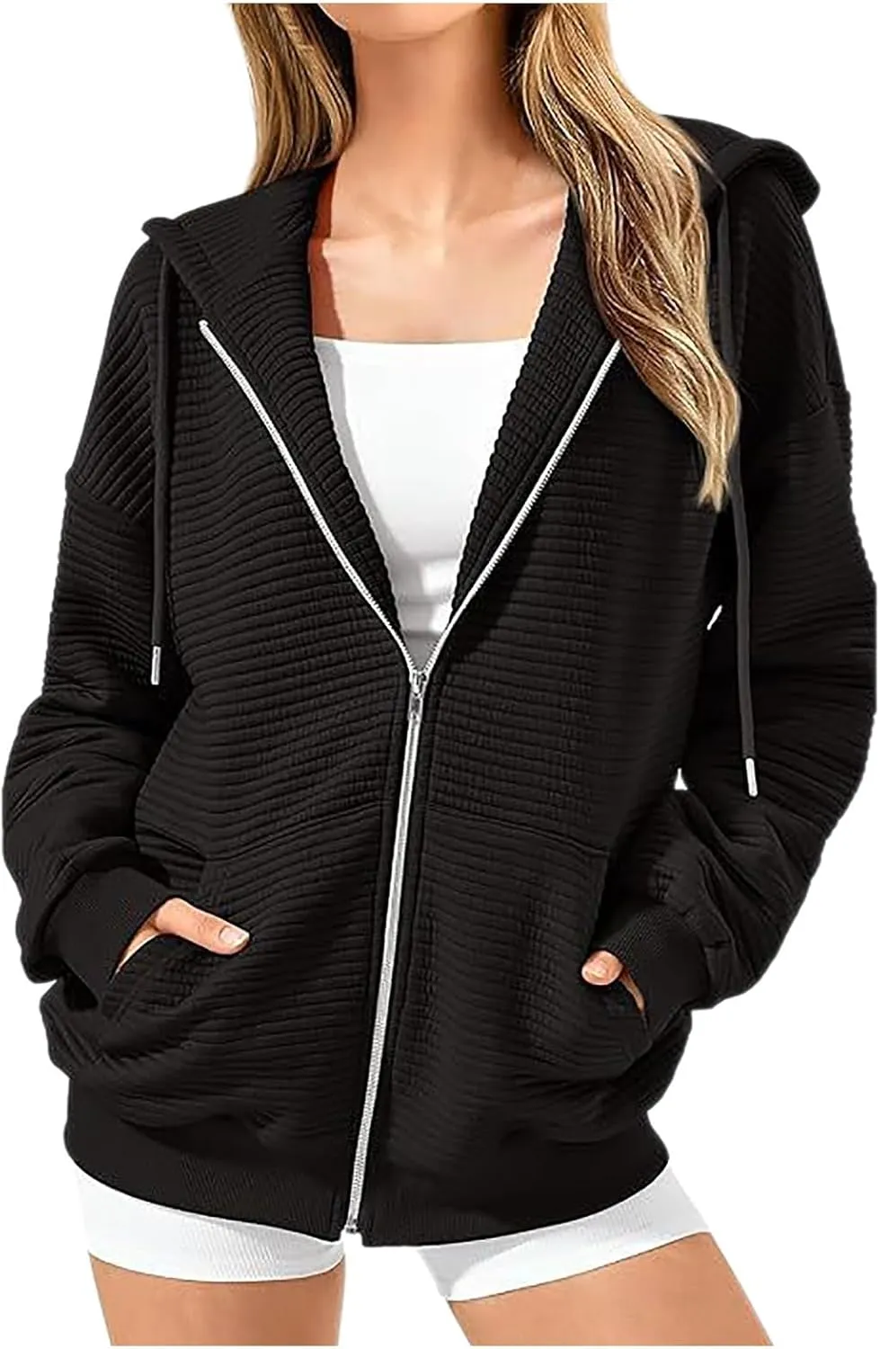 Zip Up Hoodie Zip Up Hoodie Women Long Sleeve Sweatshirts Fall Outfits 2024 Oversized Hoodies Casual